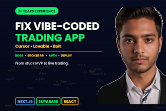 fix or extend your vibe coded trading app