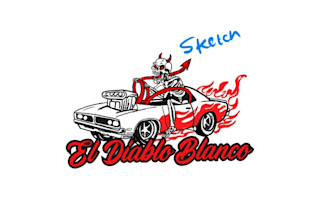 design awesome car diving logo