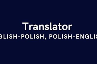 translate polish to english or english to polish