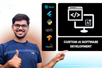 develop a custom ai powered software