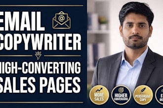 deliver sale page and email copy to generate revenue
