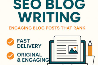 write SEO blog pots and and articles that engage