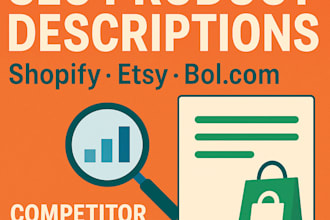 write compelling and SEO friendly product descriptions