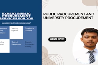help with public procurement, procurement and university procurement