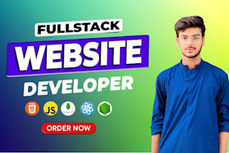 build or rebuild website development as full stack developer and website design