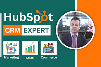 set up hubspot CRM, automate your sales and marketing funnel