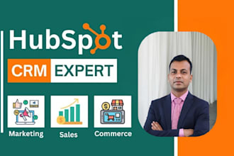 set up hubspot CRM, automate your sales and marketing funnel