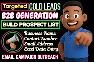do cold targeted USA email campaign leads outreach UK b2b lead generation