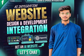 be a full stack developer for custom website and saas website development