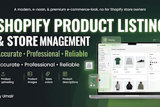 do shopify products listing and collections management