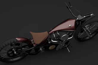 sculpt 3d motorcycle for print,3d sport bike,3d electric bike,game topology,lego