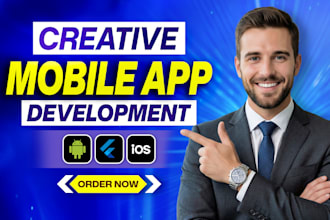 do mobile app development, android app, ios app, as flutter mobile app developer