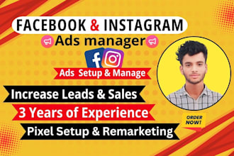 setup and manage facebook ads campaigns for leads and sales
