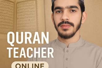 teach quran with proper arabic pronunciation and tajweed