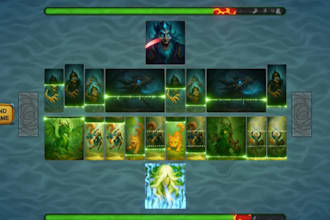 create 2d animated cards for fan cards, trading cards, tarot, game card or nfts