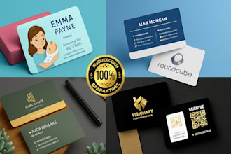 create  professional business card design, visiting card