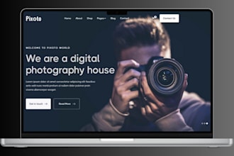 build photography website portfolio website product wedding photographer website