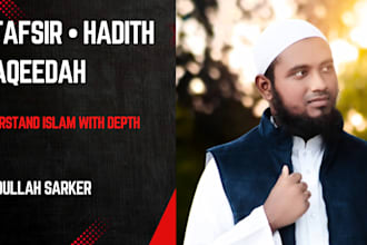 be your dedicated quran tafsir and hadith explanation mentor with deep insights