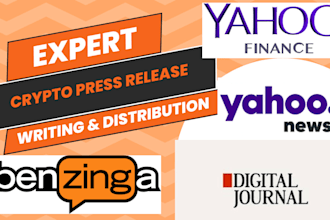 do crypto press release, submit press release