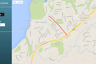 write a script using google maps for 5