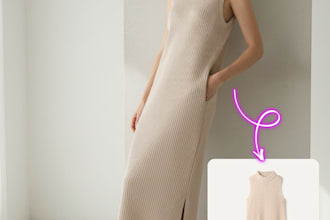 create professional product mockup with model