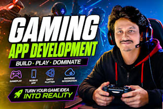 build 2d 3d mobile game using unity or unreal engine game development