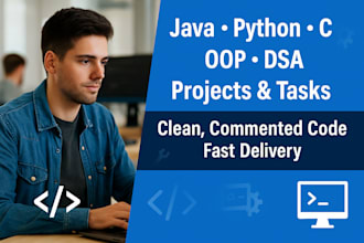 do java, c and cpp programming tasks and projects for you