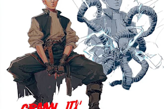 do a charcter of comic or design your comic character