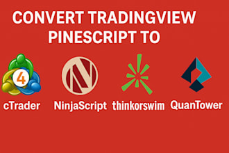 convert tradingview pinescript to ctrader, ninjascript, thinkorswim, quantower