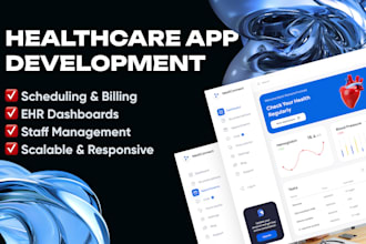 develop healthcare saas telemedicine app telehealth platform healthtech website