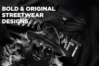 design edgy streetwear merch graphics