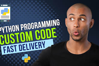 create custom python program for you