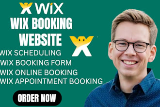 design wix booking website with calendar and form integration