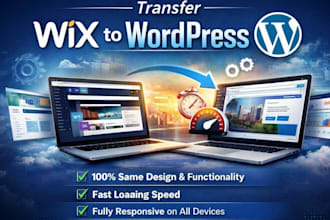 convert clone migrate or transfer wix website to wordpress website