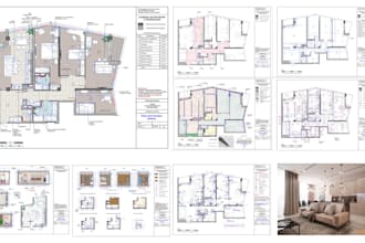 create professional autocad interior drawings