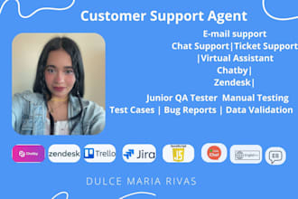be your bilingual customer support and manual QA tester