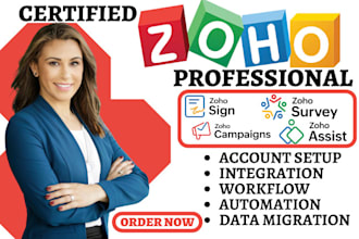 create zoho sign zoho assist integration zoho survey zoho campaign automation va