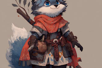 draw an art of your furry character