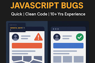 fix HTML, CSS, or javascript front end bugs