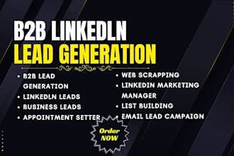 do b2b lead generation linkedin lead property rental business leads email list