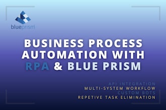 automate your business process using rpa and blue prism