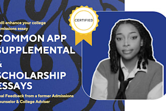 edit or enhance your college admissions or scholarship essay