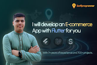 develop an ecommerce app using flutter and sanity for you
