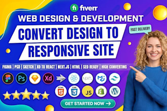 convert figma to react next js website with tailwind CSS