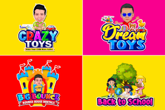 design childcare daycare education school baby store children toyshop kids logo