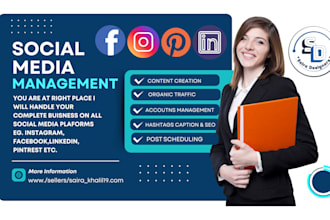 be your social media marketing manager