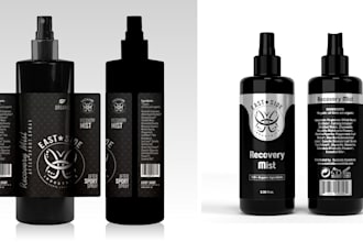 design feminine skin care cosmetic logo or product packaging and label design