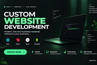 develop application as a full stack developer