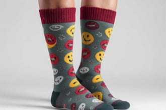 draw unique socks design for your brand