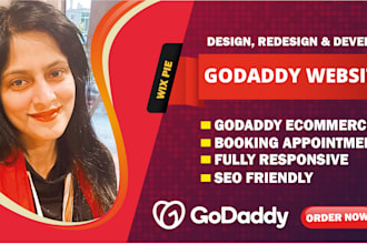 godaddy website design, godaddy website redesign, godaddy website